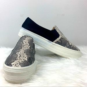 Ccocci Ellie Snake Print Sneaker Black Size 6